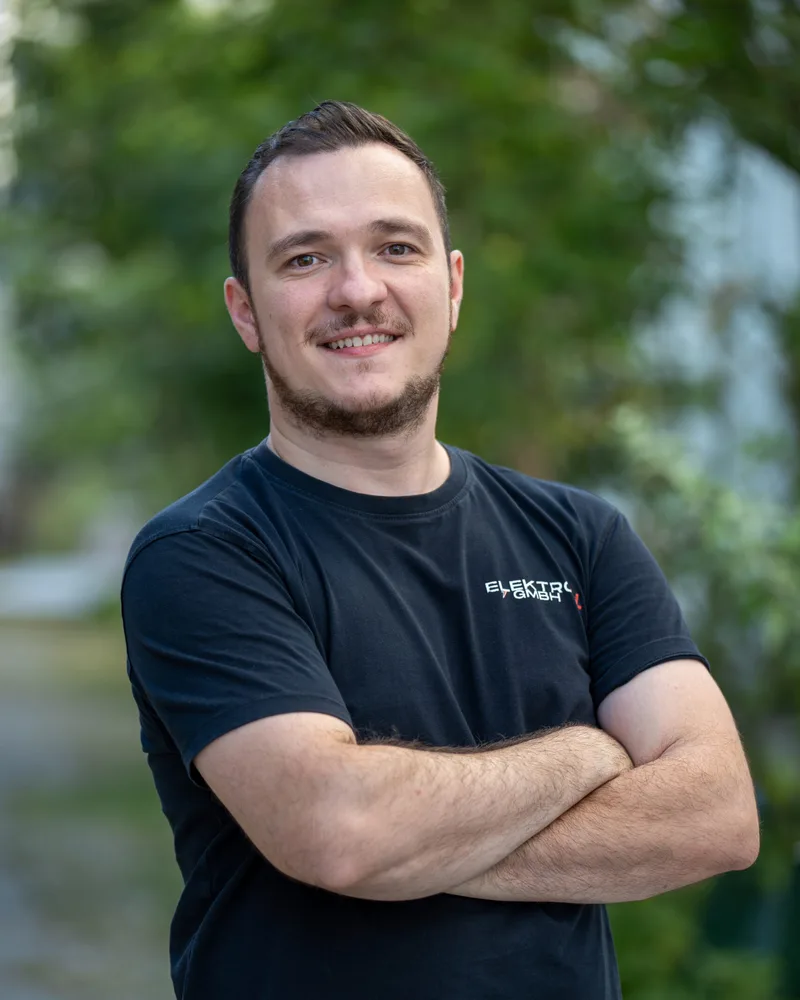 Liridon Ameti, Mitglied der Geschäftsleitung bei der Elektro LL GmbH